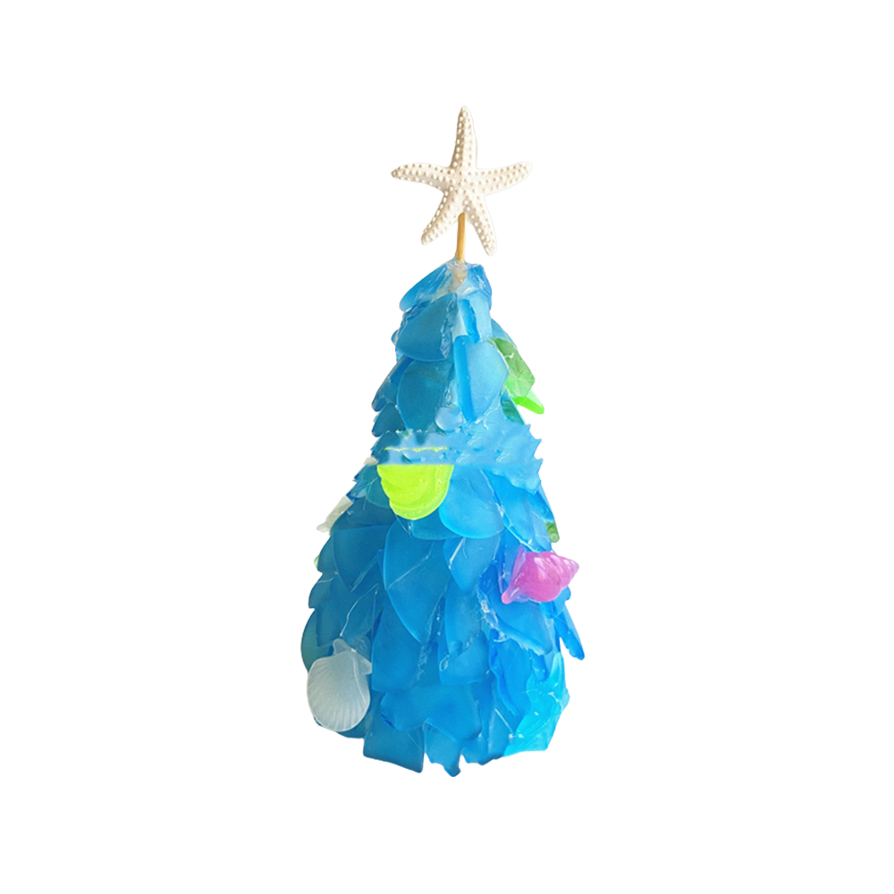 Sea Glass Christmas Tree